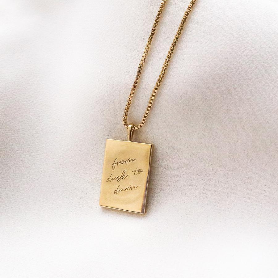 Wanderlust + Co: Dusk to Dawn Gold Necklace image