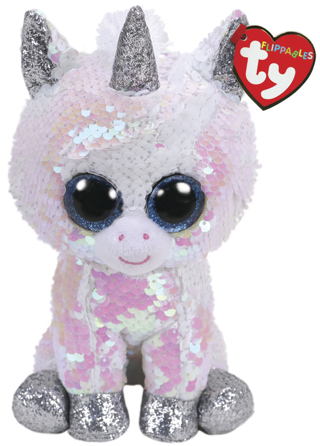 TY Beanie Boo: Flip Diamond Unicorn - Small Plush