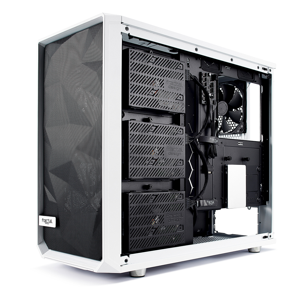 Fractal Design: Meshify S2 - White - Clear Tempered Glass image