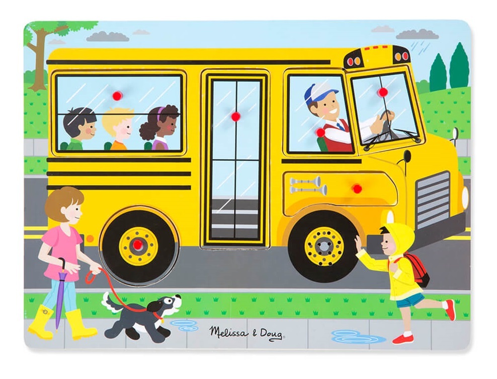 Melissa & Doug: The Wheels on the Bus - Sound Puzzle image