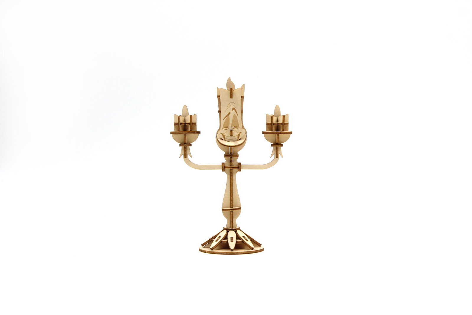 Incredibuilds: Disney's Beauty and the Beast: Lumiere 3D Wood Model and Book image