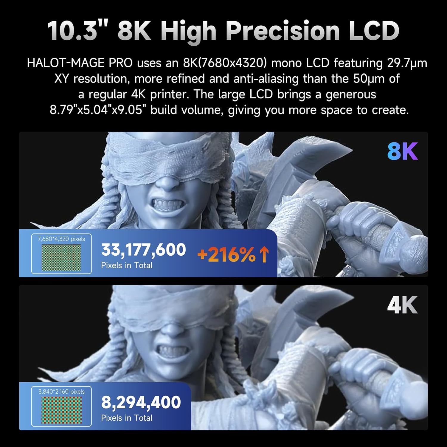 Creality: Halot-Mage Pro 8K Resin 3D Printer