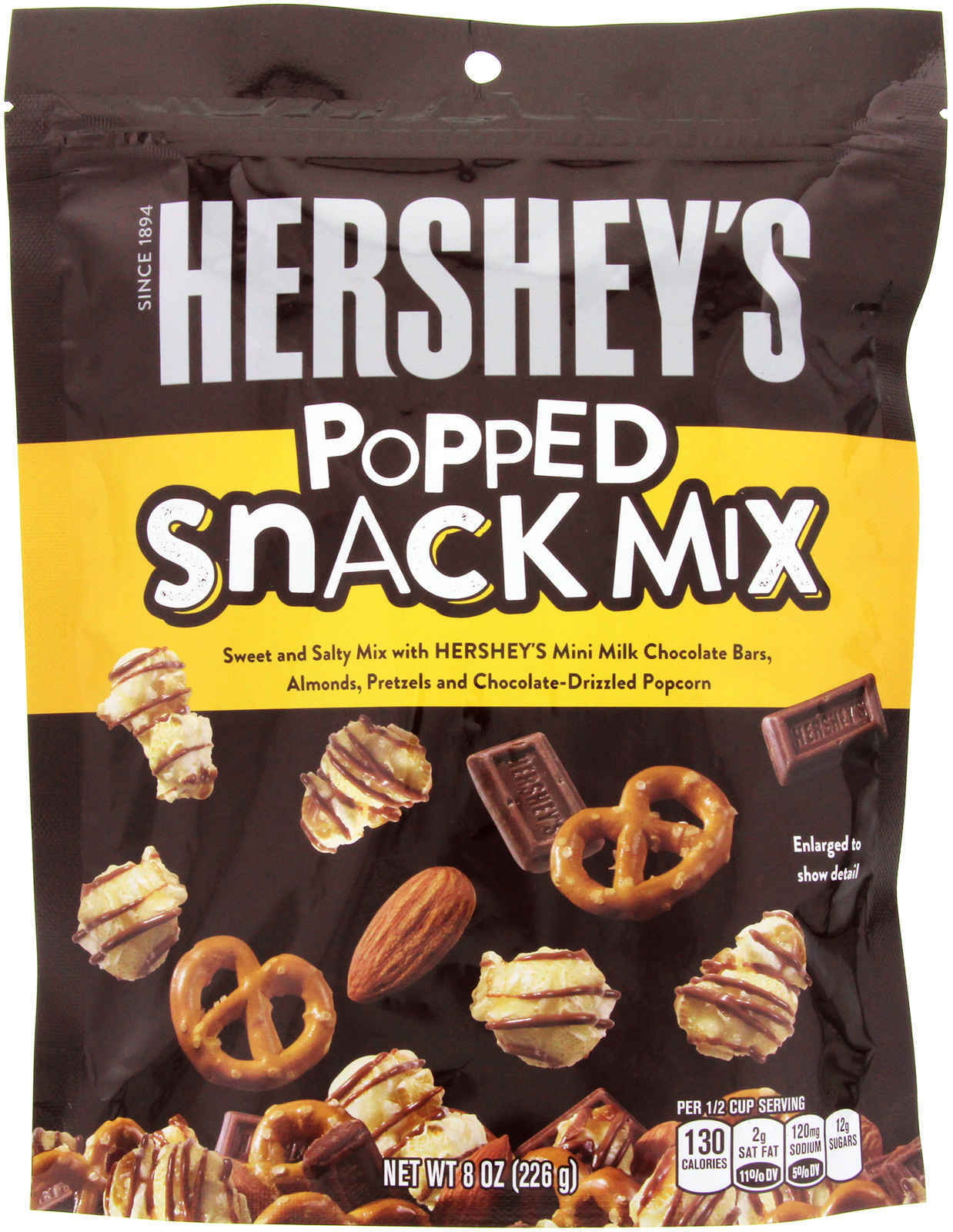 Hershey's Popped Snack Mix Pouch (227g) image