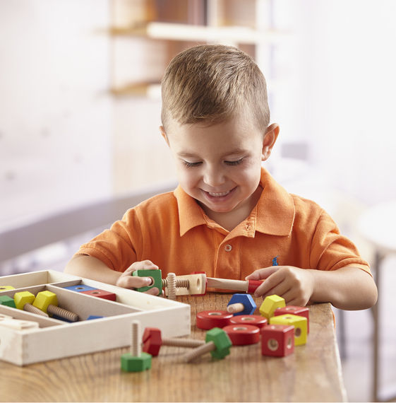 Melissa & Doug: Construction Building Set in a Box image