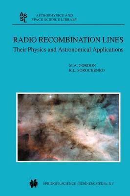 Radio Recombination Lines by M.A. Gordon image