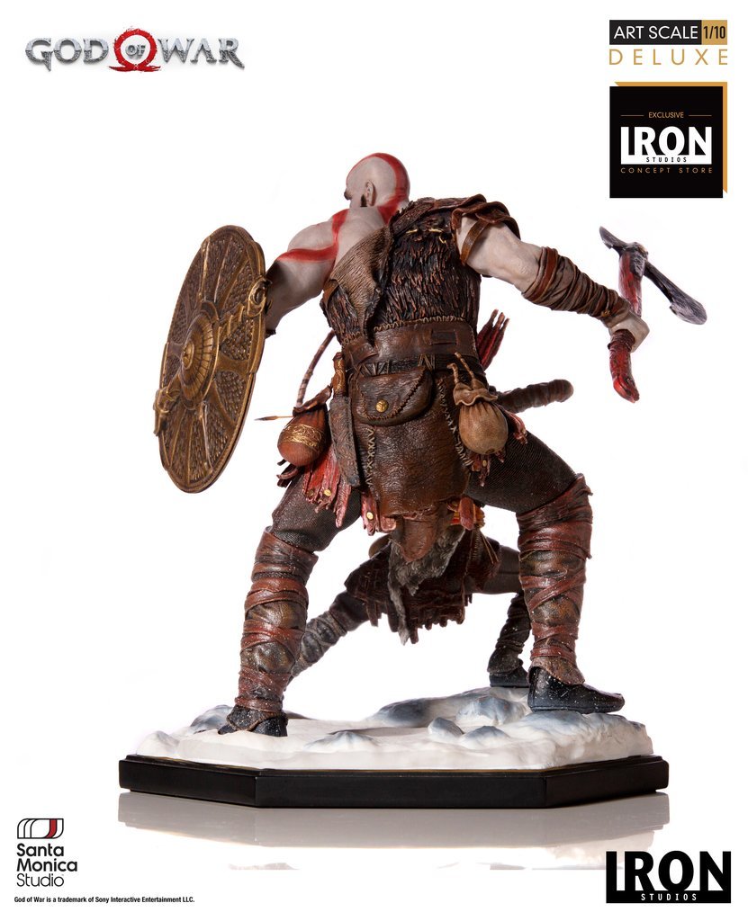 God of War (2018): 1/10 Kratos & Atreus - Battle Diorama Statue image