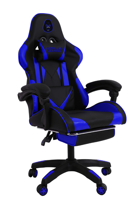 Gorilla Gaming Hunter Chair - Black/Blue