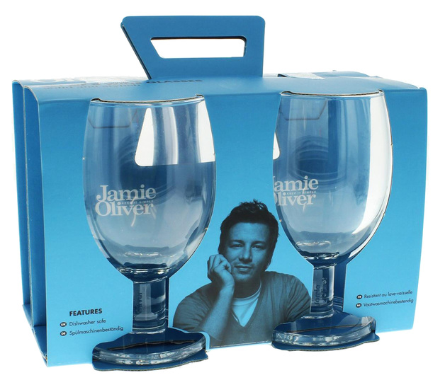 Jamie Oliver Wine Glasses 450ml (4 Pack) at Mighty Ape Australia