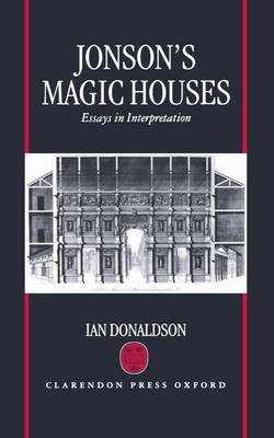 Jonson's Magic Houses by Ian Donaldson image