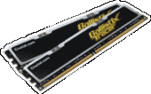 Crucial 1GB kit (512MBx2) Ballistix Tracer 240-pin DIMM  (with LEDs) DDR2 PC2-5300 NON-ECC