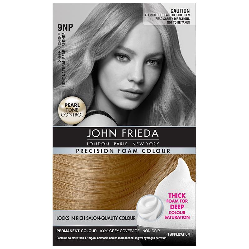 John Frieda Precision Foam Colour - 9NP Light Natural Pearl Blonde image