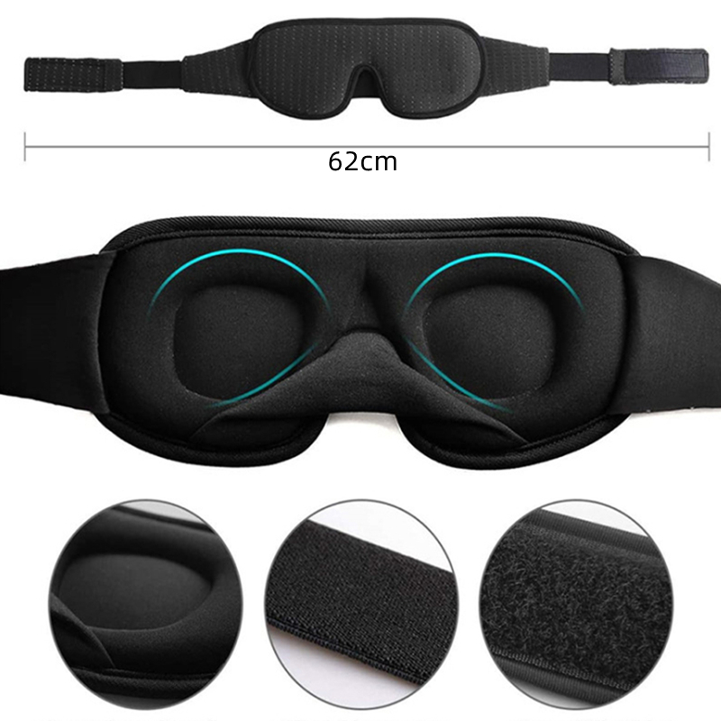 3D Blackout Sleep Eye Mask at Mighty Ape NZ