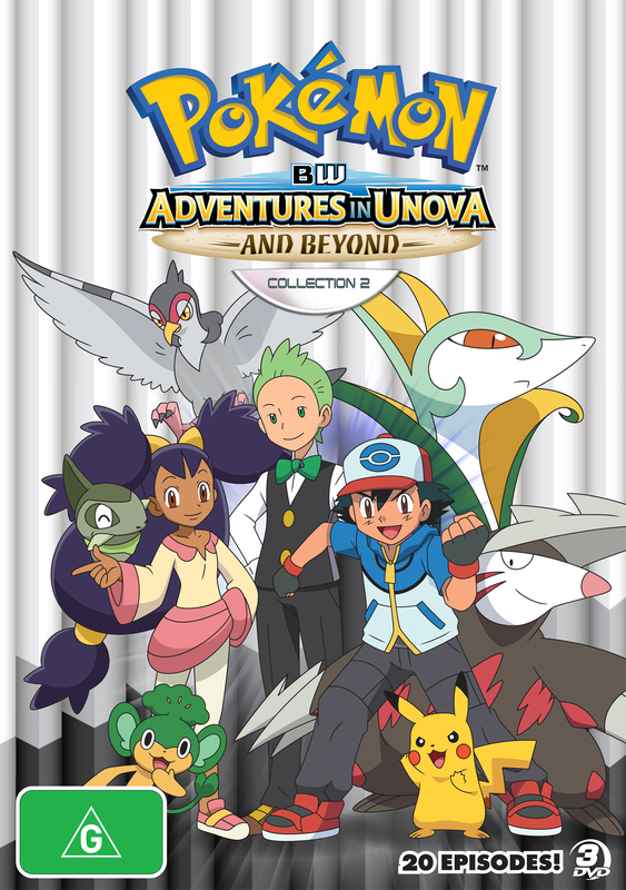 Pokemon Black & White: Adventures in Unova and Beyond - Collection 2 on DVD