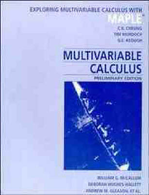 Multivariable Calculus: Exploring Multivariable Calculus with MAPLE by C-K. Cheung image