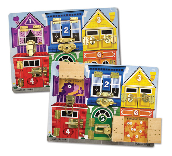 Melissa & Doug - Wooden Latches Board image