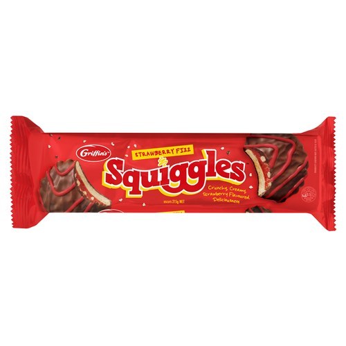 Griffins Squiggles Strawberry Fizz (215g)