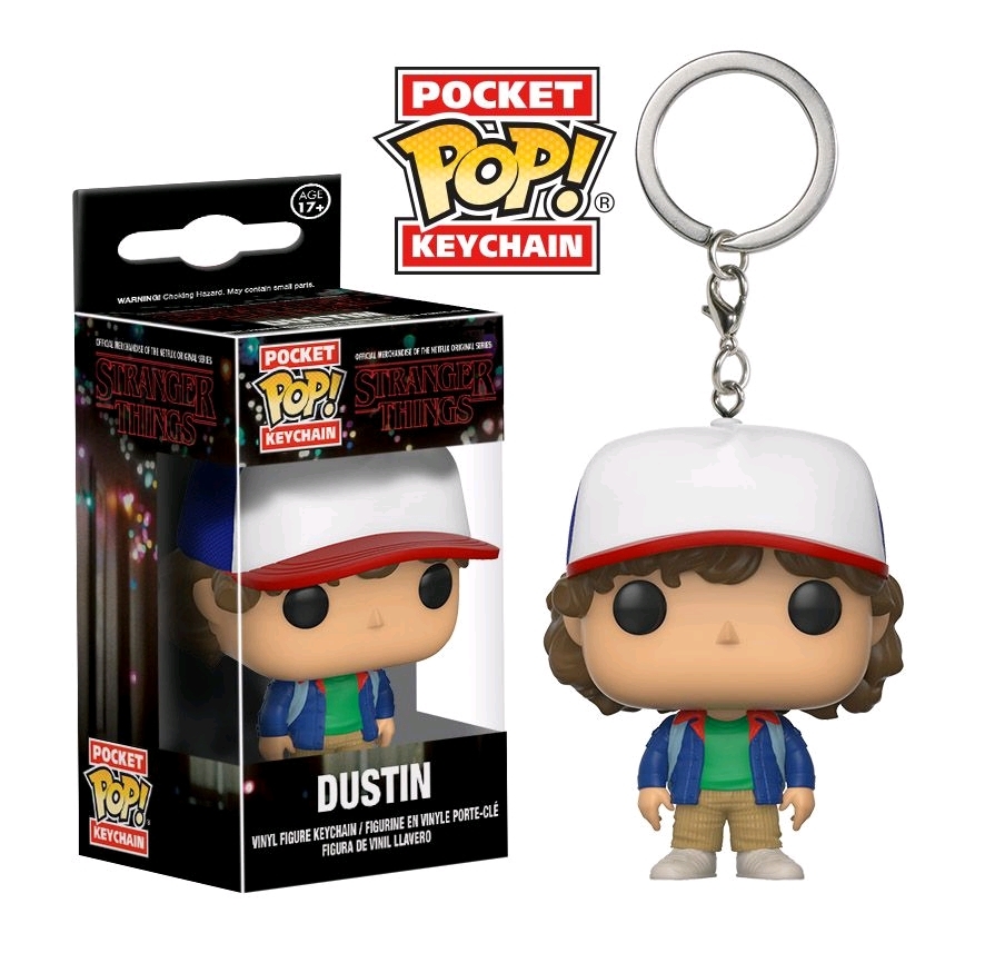 Stranger Things - Dustin Pocket Pop! Keychain image