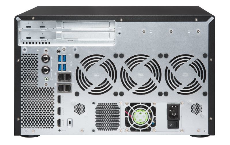 Qnap Tvs-882Brt3-Odd-I7-32G 8-Bay Nas (No Disk), 1 X Blu-Ray , 4 X Thunderbolt3 S, Core I7-7700 3.6 Ghz, 32Gb, 250W image