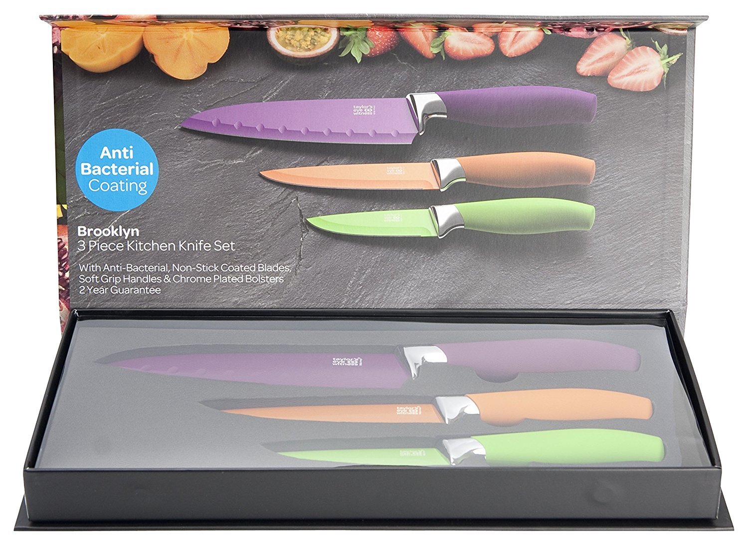 Taylor's Eye Witness 3pc Colourful Knife Set image