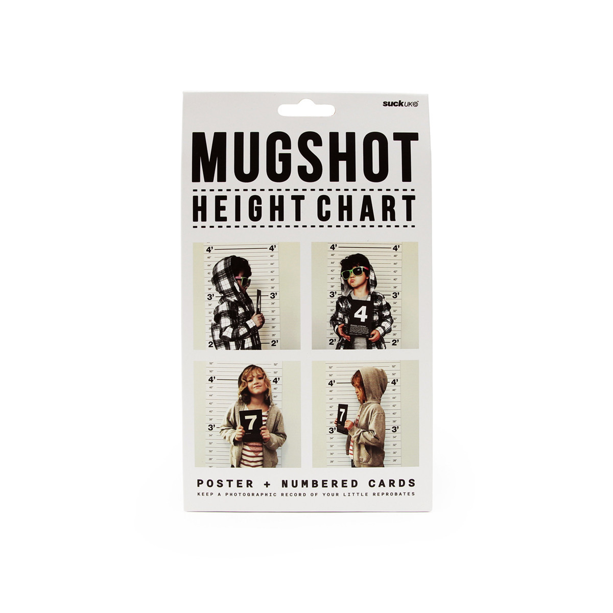 Suck UK: Mugshot Height Chart image