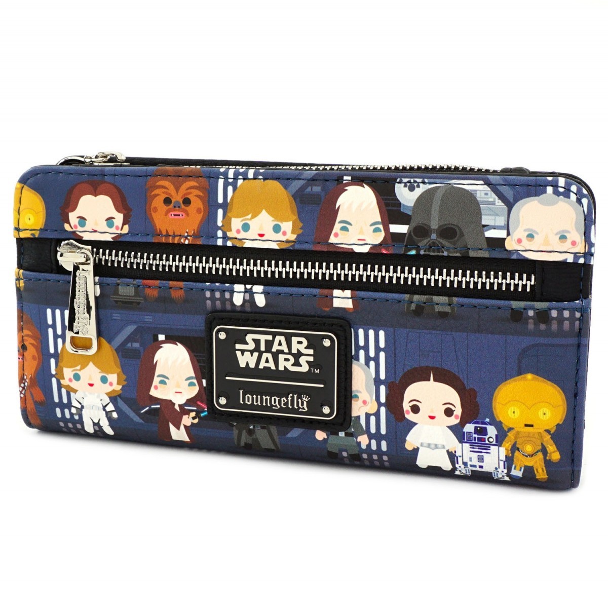 Loungefly: Star Wars - Death Star Chibi Print Flap Wallet image