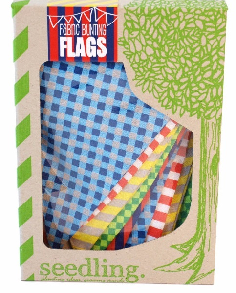 Seedling: Fabric Bunting Flags - White Rabbit image