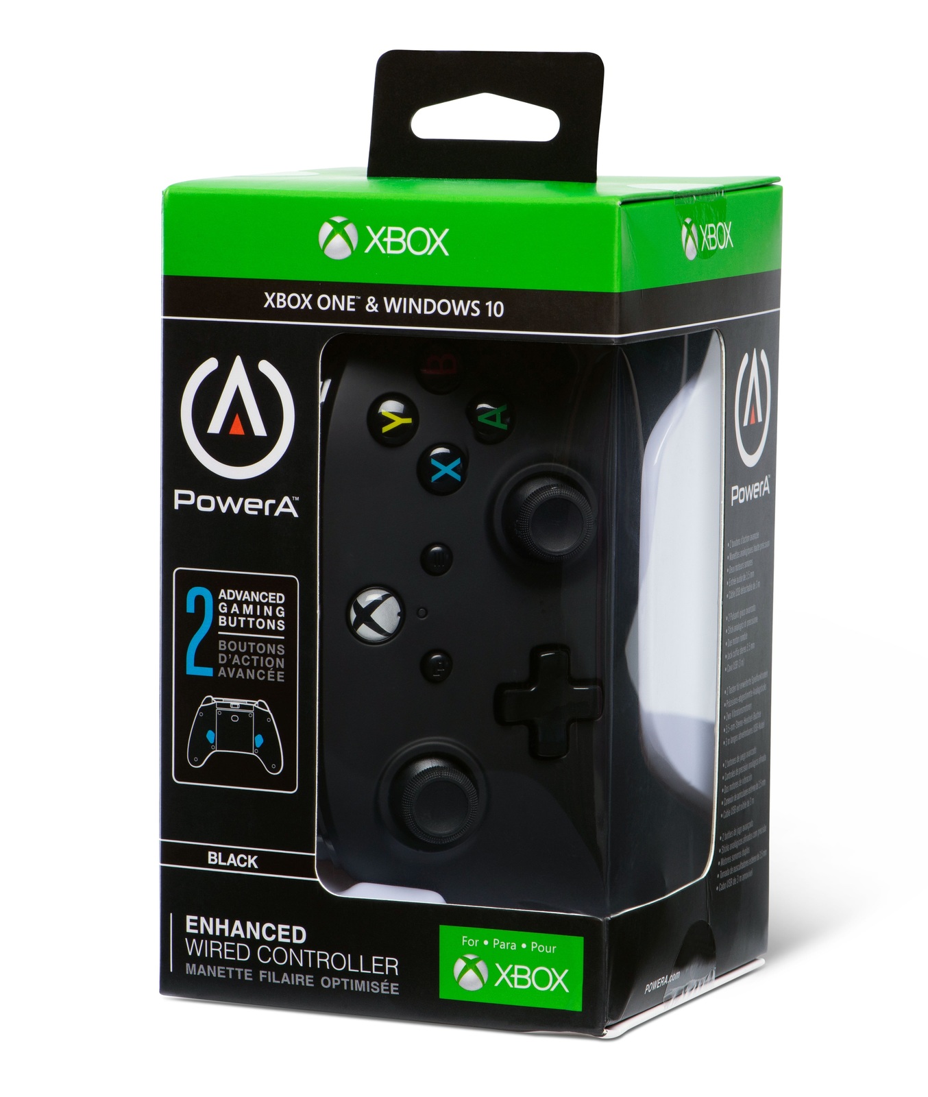 Xbox One Enhanced Wired Controller - Black for Xbox One image