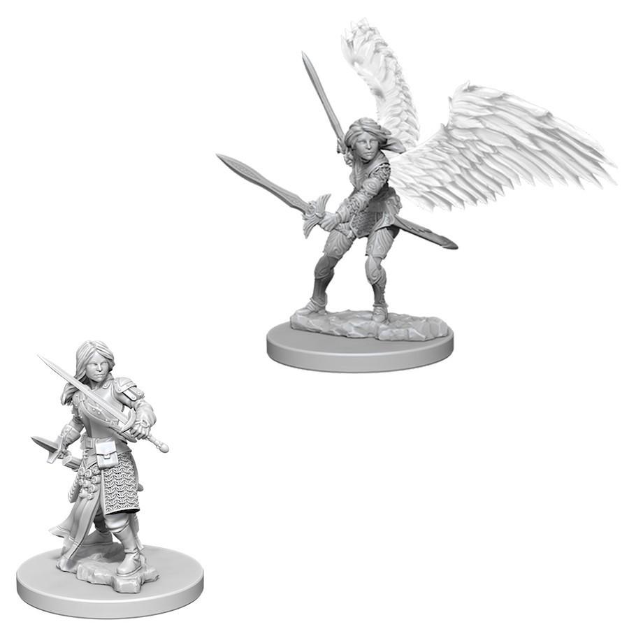 D&D Nolzur's Marvelous: Unpainted Miniatures - Aasimar Female Paladin image