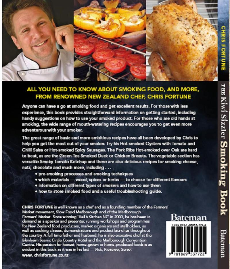 The Kiwi Sizzler Smoking Book by Chris Fortune