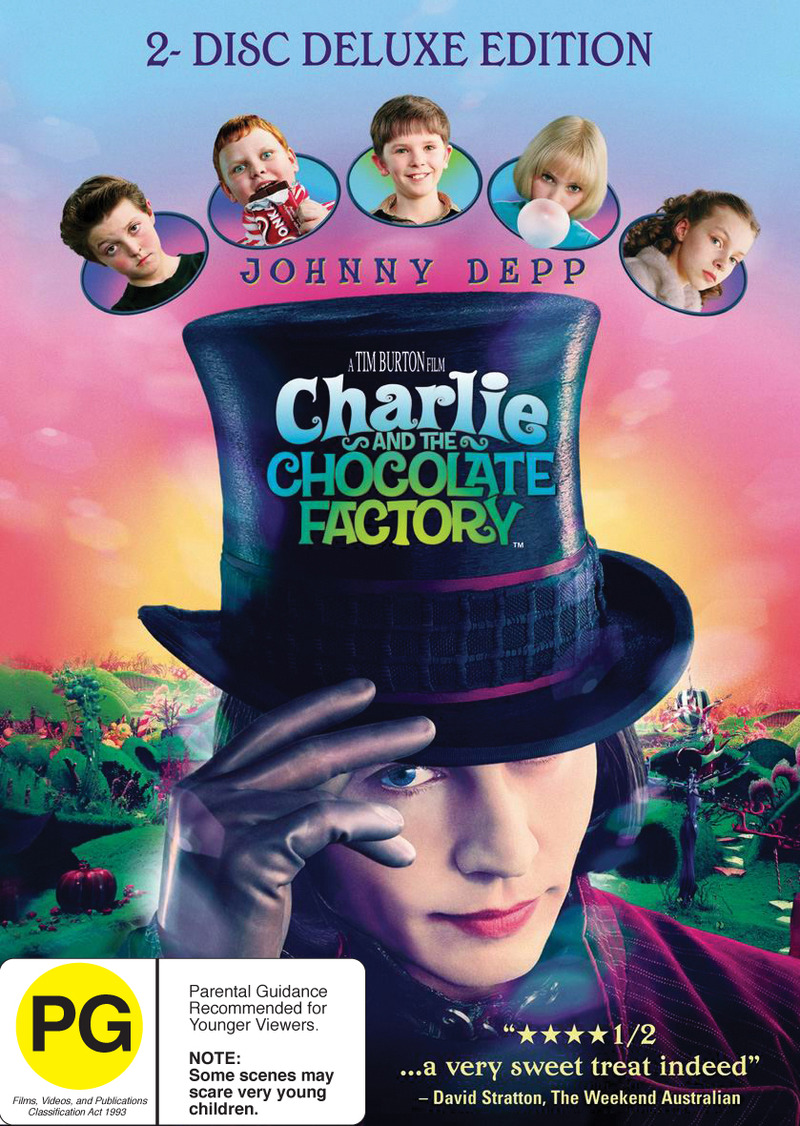 Charlie and the Chocolate Factory on DVD image
