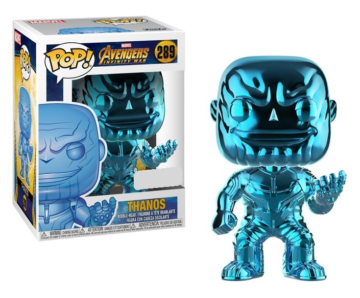 Avengers: Infinity War - Thanos (Blue Chrome) Pop! Vinyl Figure image