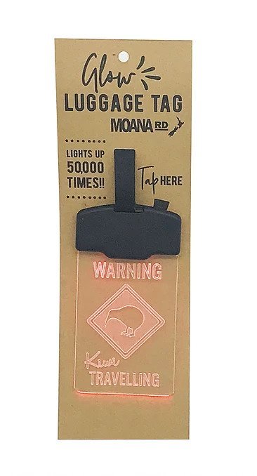 Moana Road: Glow Luggage Tag - Kiwi Travelling image