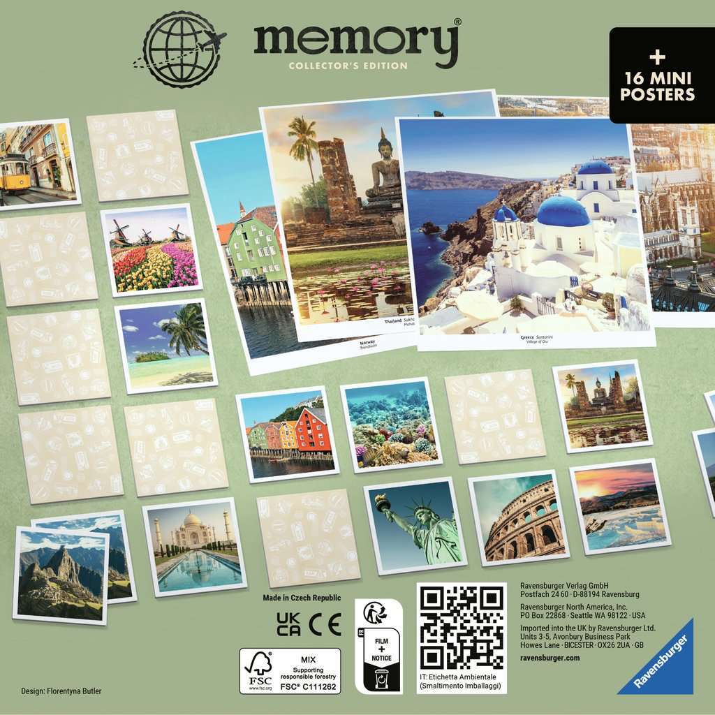 Collector's Travel Memory Game Board Game at Mighty Ape NZ