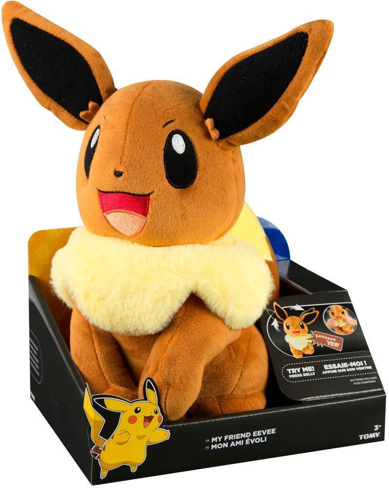 Pokemon My Friend Lights and Sounds Plush Eevee 10"