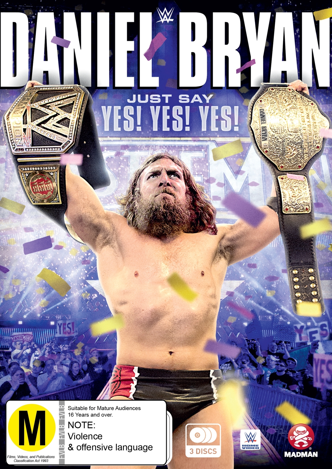 WWE - Daniel Bryan - Just Say Yes! Yes! Yes! on DVD