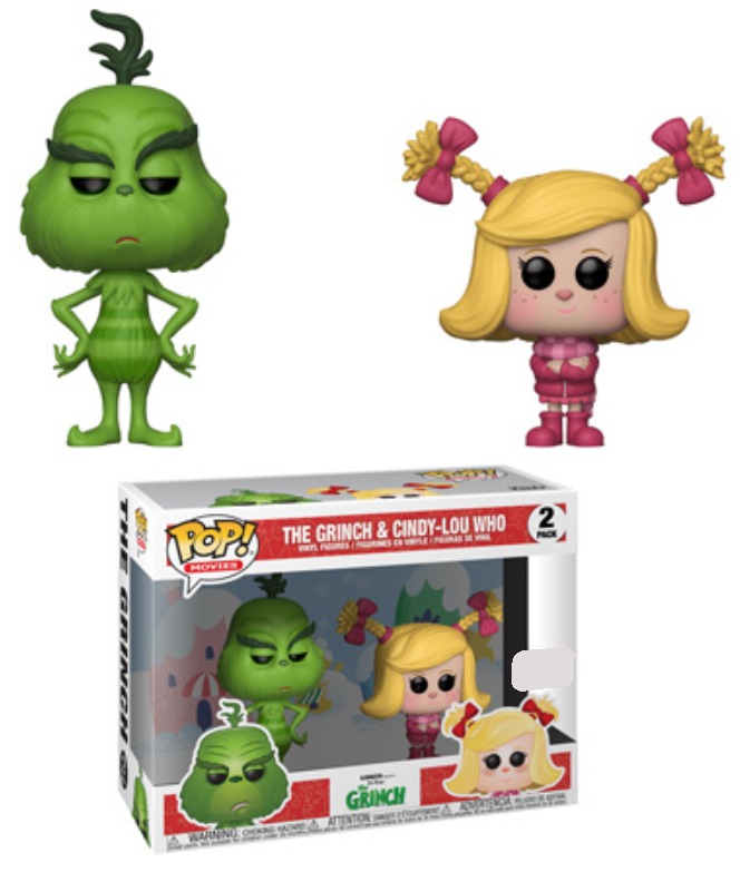 The Grinch (2018) - The Grinch & Cindy-Lou Pop! Vinyl 2-Pack image
