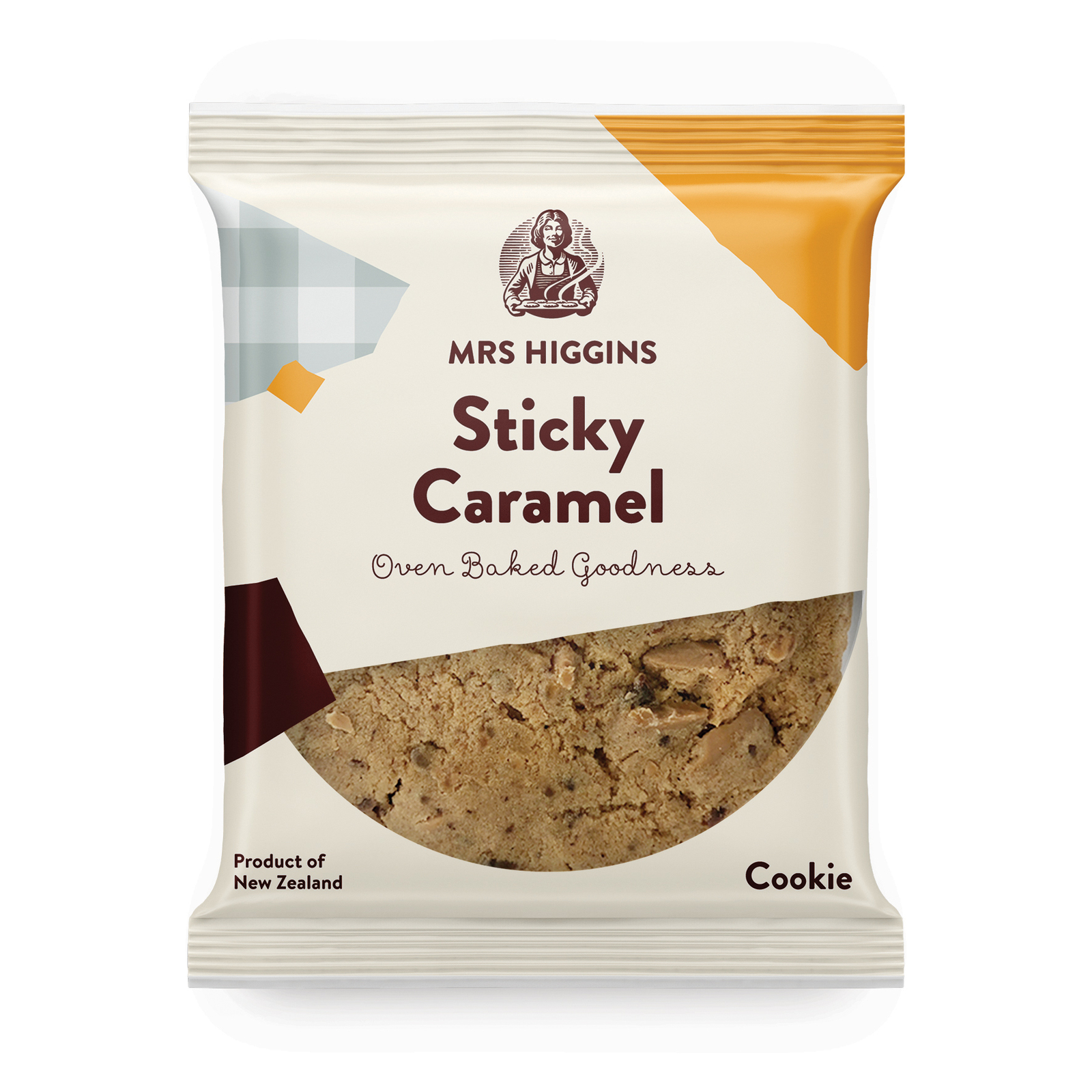 Mrs Higgins: Sticky Caramel Cookie 85g (9 Pack)