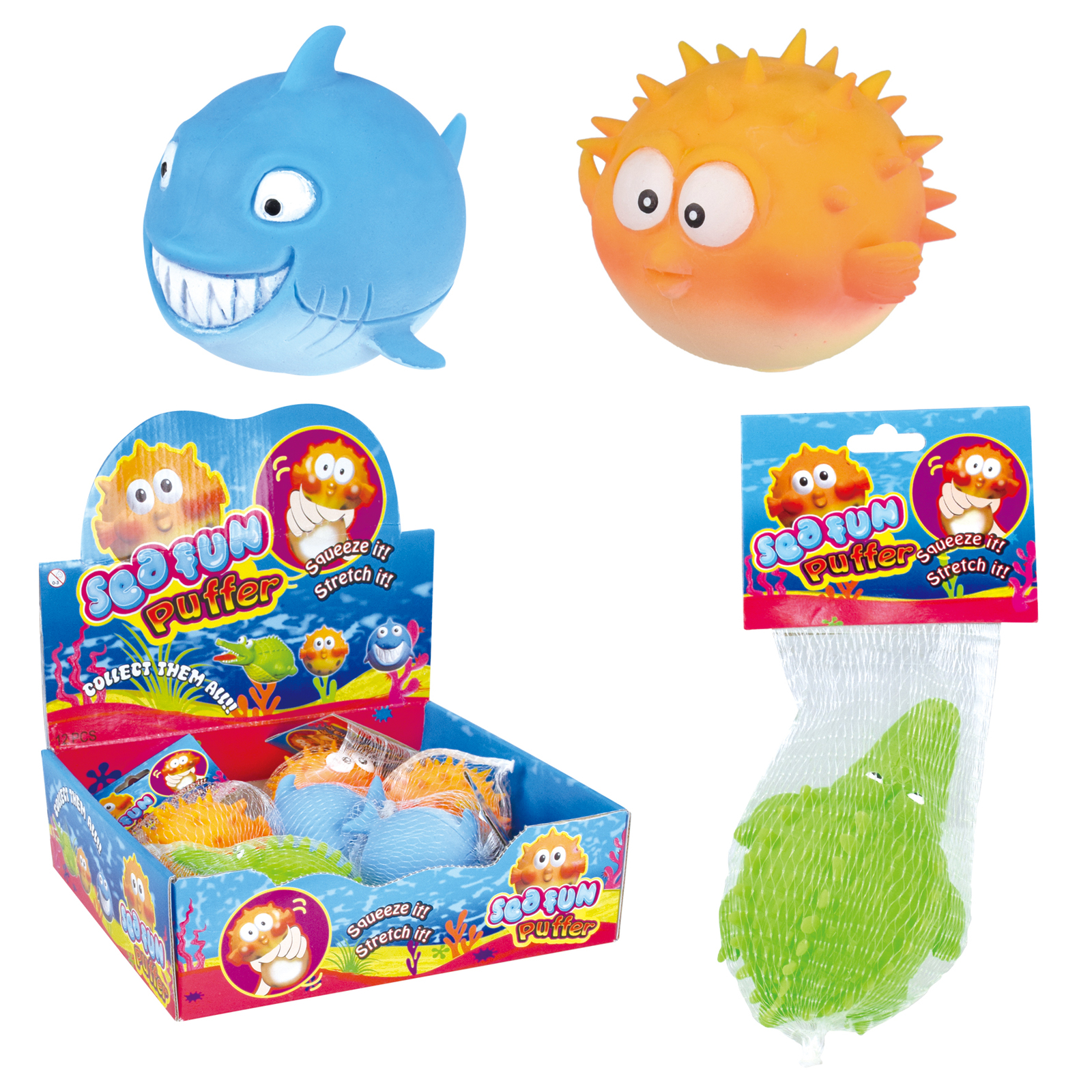 Squeeze Sea Animal Toy at Mighty Ape NZ