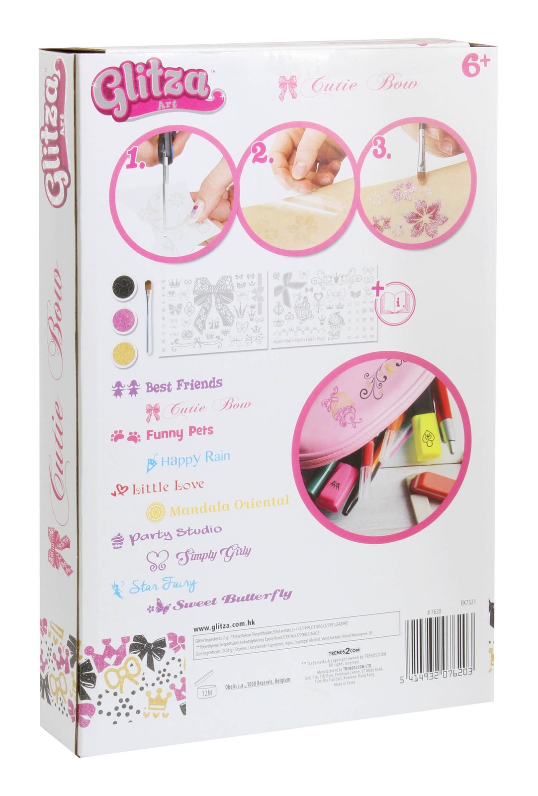 Glitza: Transfer Art - Cutie Bow (80pc)