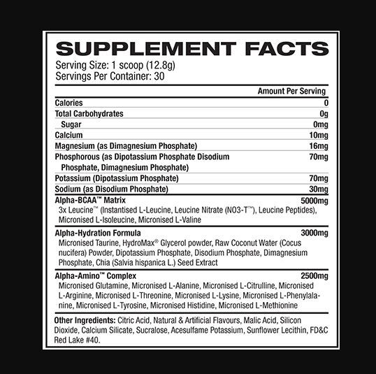 Cellucor Gen4 Alpha Amino V2 - Blue Raspberry (30 Serves) image