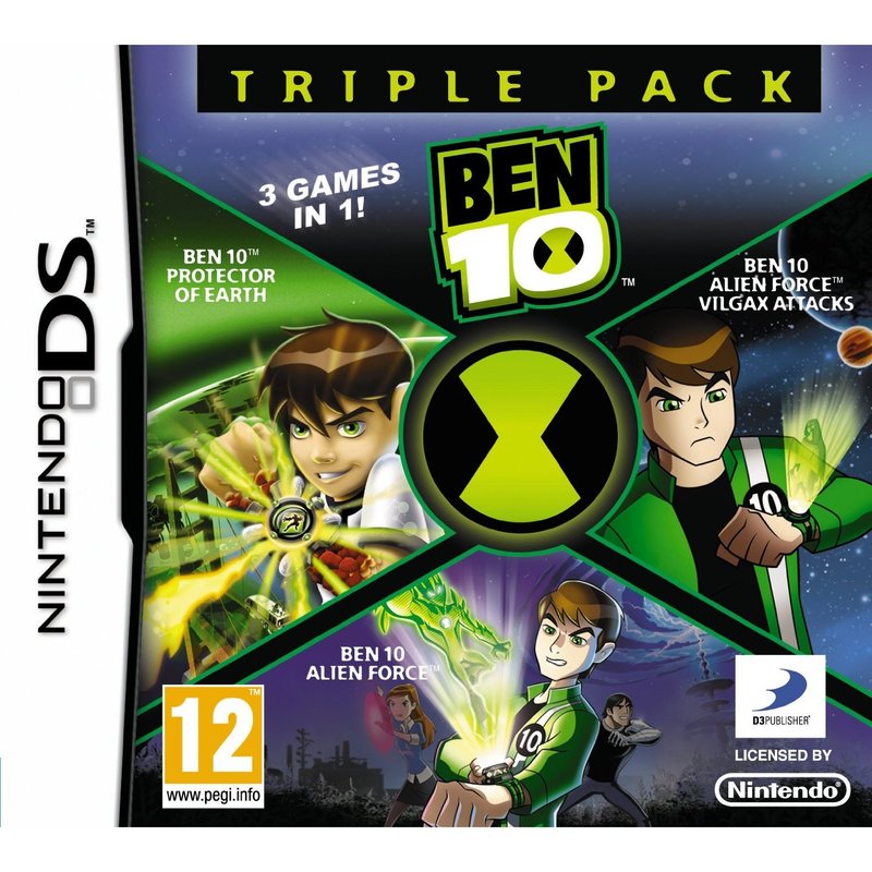 Ben 10 Triple Pack (Ben 10: Protector of Earth, Alien Force and Alien