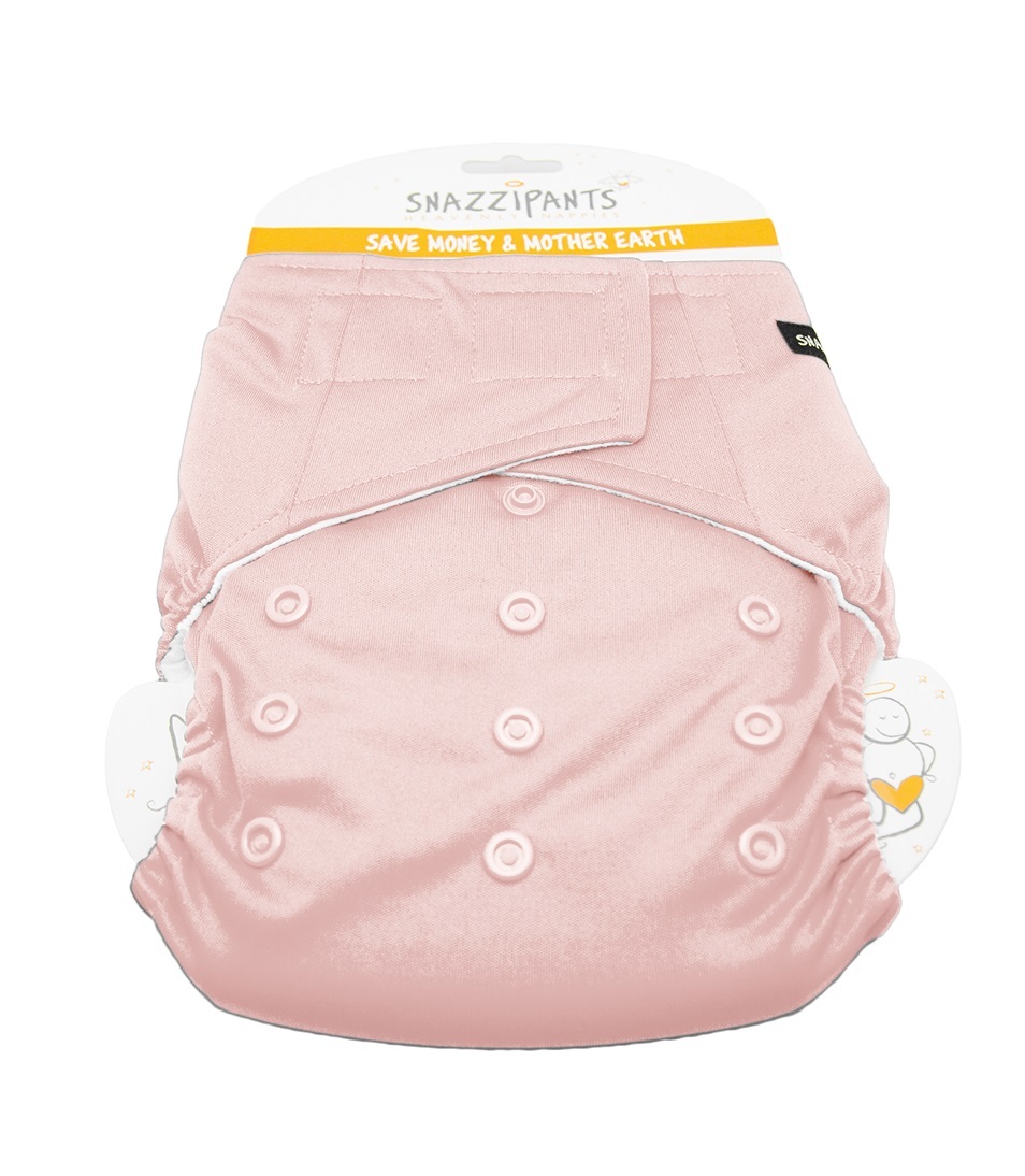 Snazzi Pants: All in One Reusable Nappy - Pale Pink