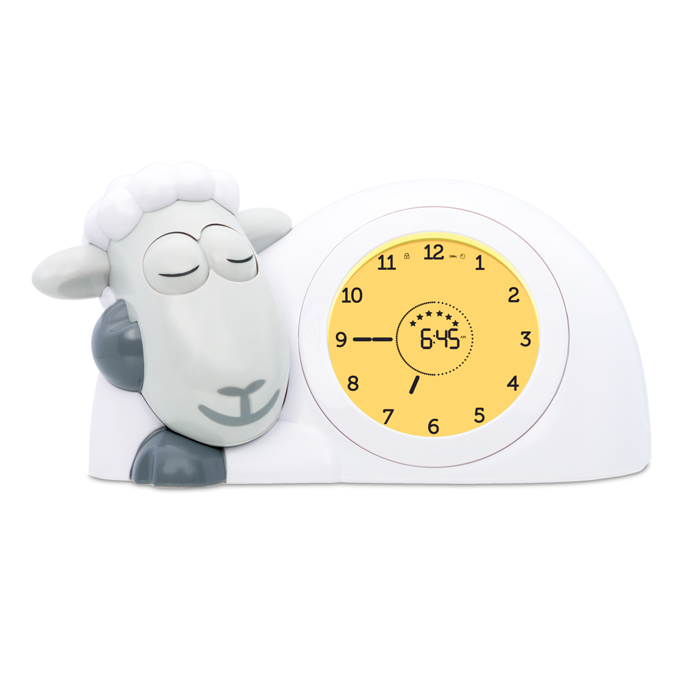 Zazu: Sam the Sheep Sleep Trainer Clock - Grey image