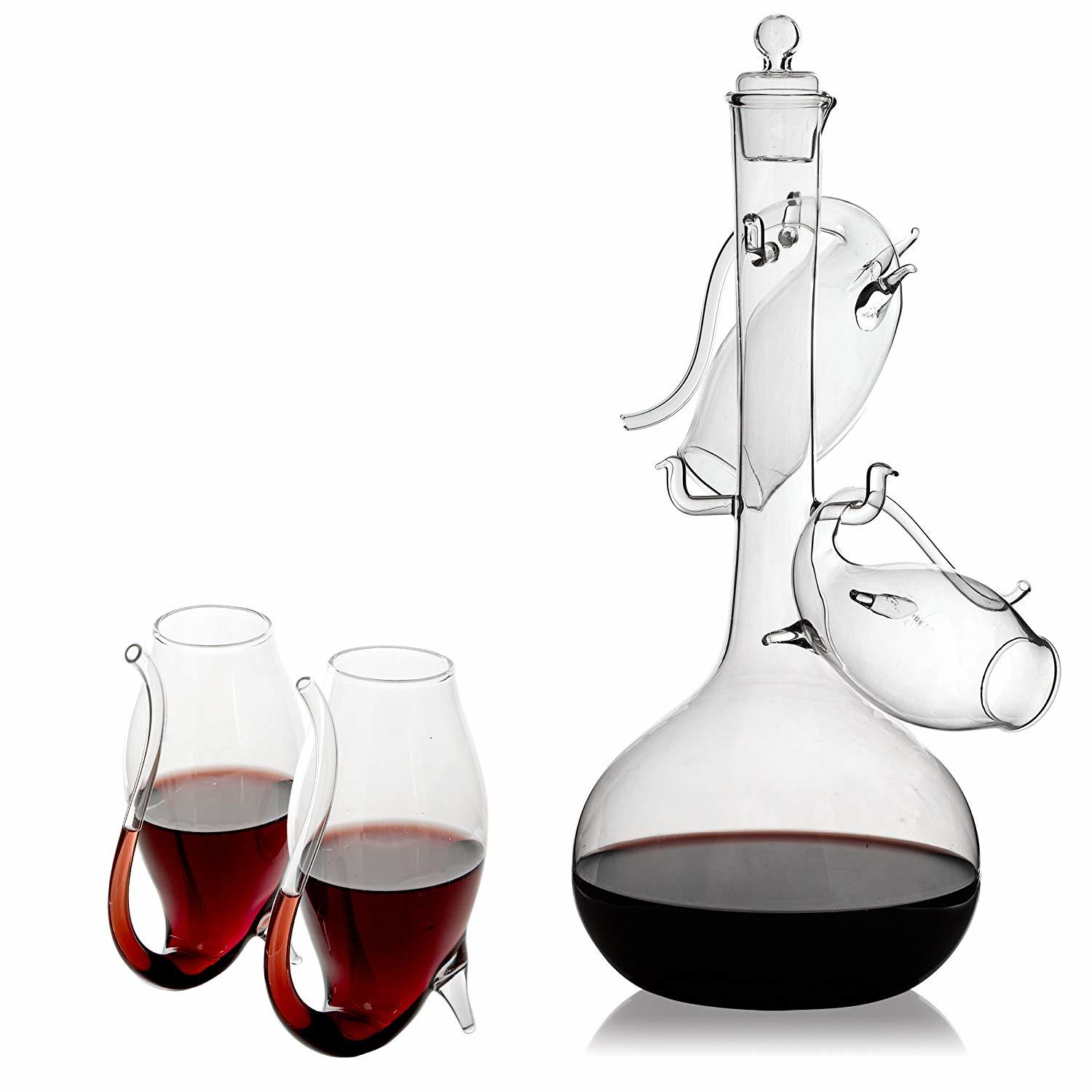 Port Decanter and Sipping Glasses Set at Mighty Ape Australia
