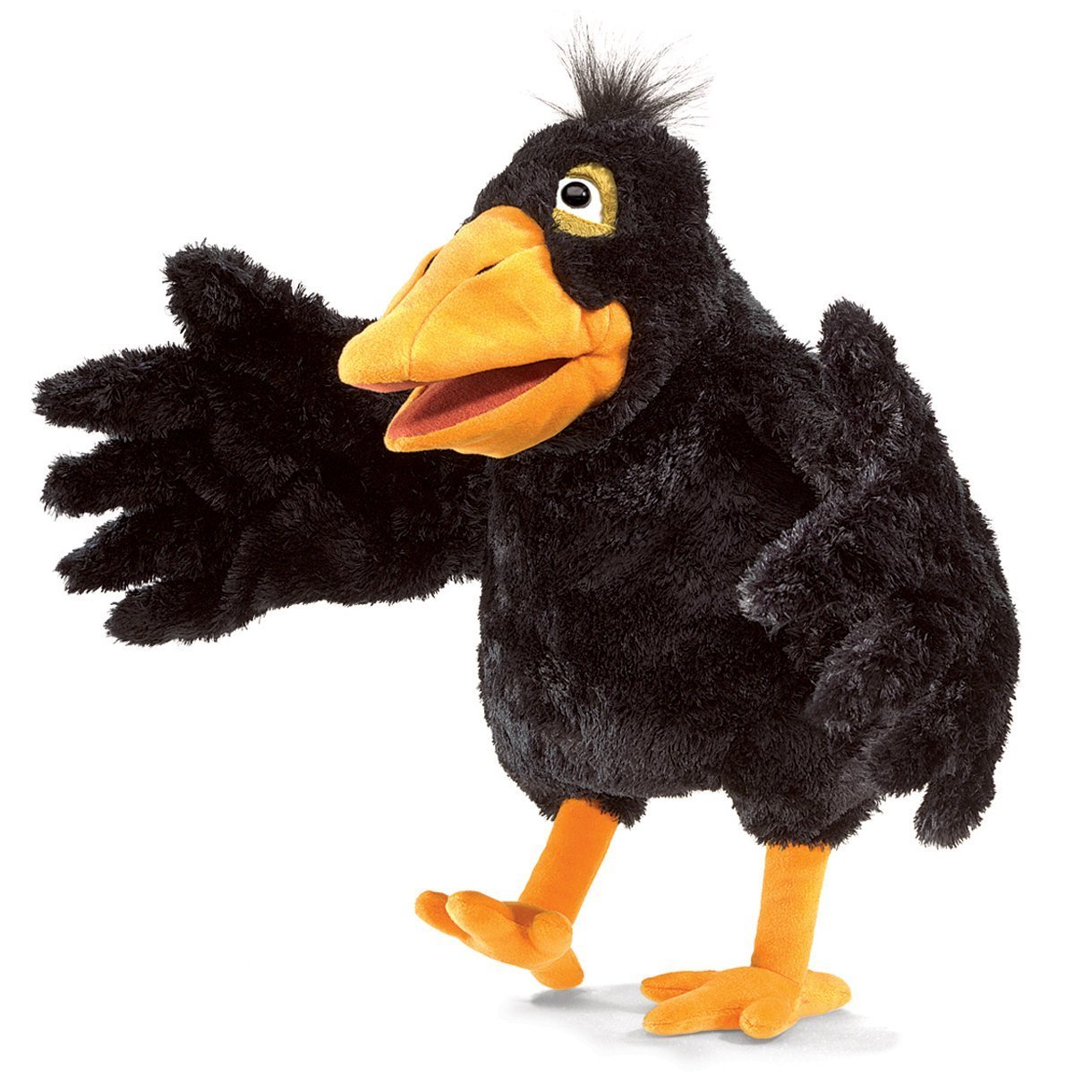 Folkmanis Hand Puppet - Yellow Beaked Crow image