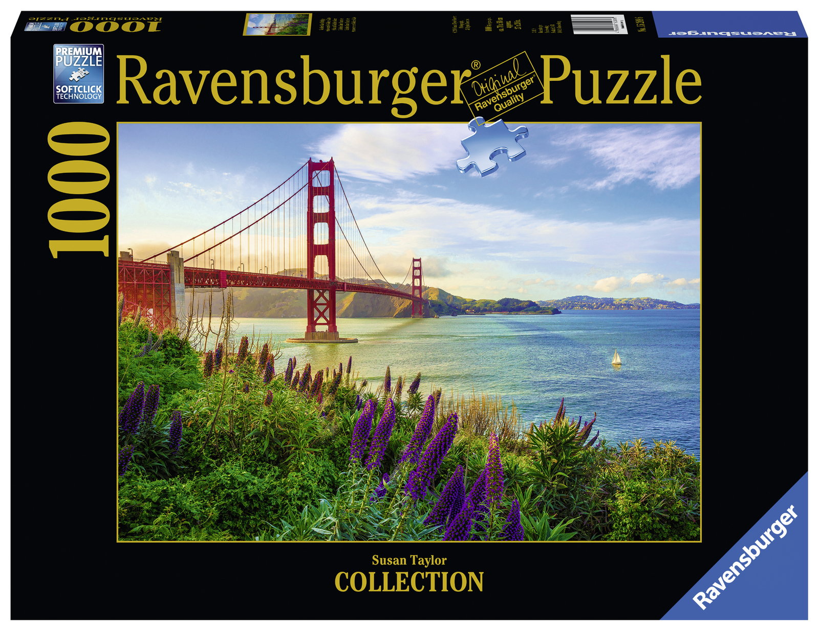 Ravensburger: 1,000 Piece Puzzle - Golden Gate Sunrise