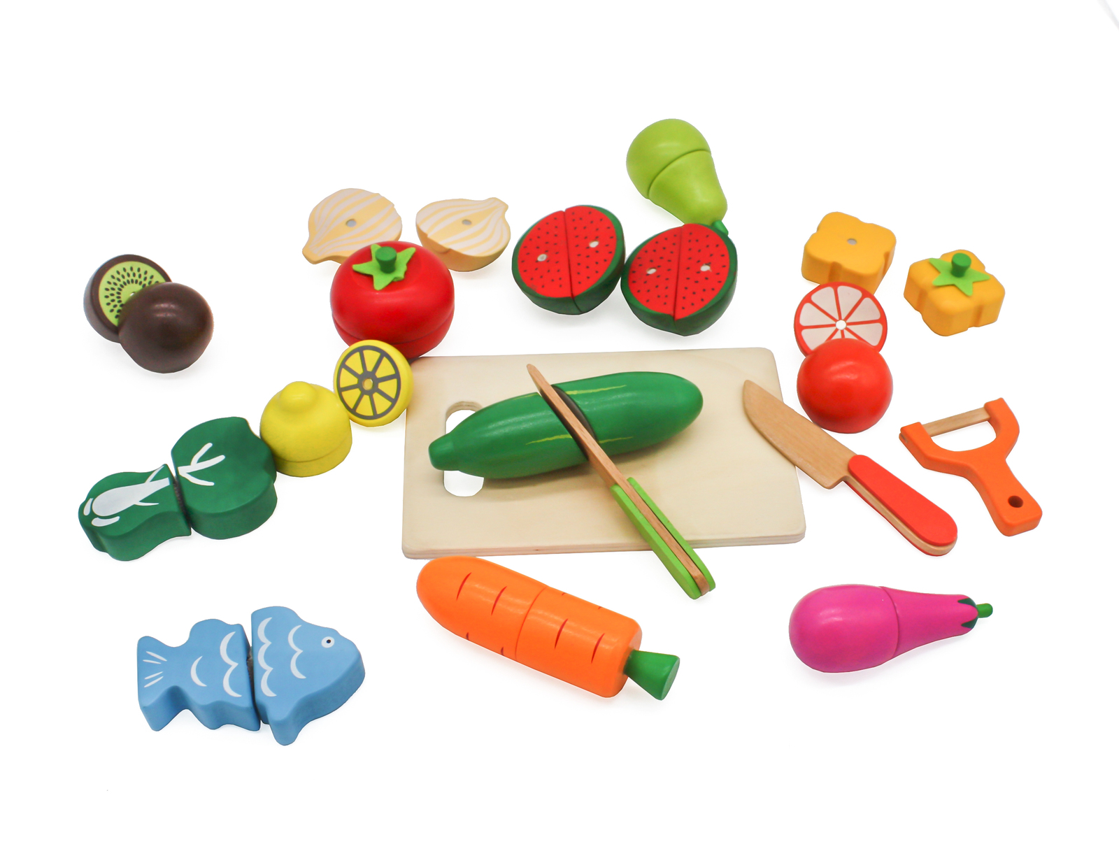 Wooden Role Play Fruit Toy at Mighty Ape Australia