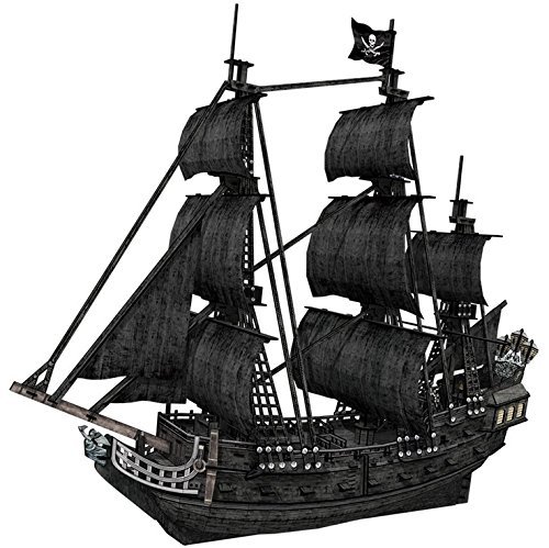 Cubic Fun: The Queen Anne's Revenge - Blackbeards Ship - 308 Piece 3D Puzzle image