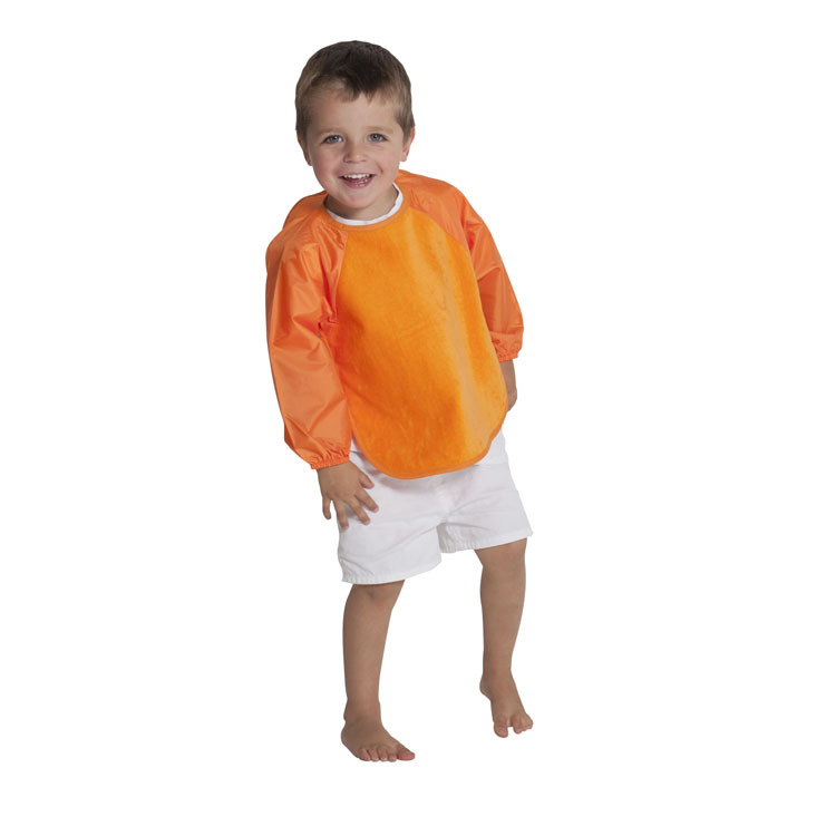 Mum 2 Mum Sleeved Wonder Bib (6-18 Months) - Orange image