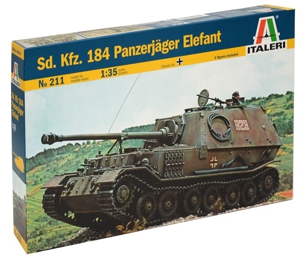 Italeri: 1:35 SD.KFZ.184 Panzerjager Elefant - Model Kit image